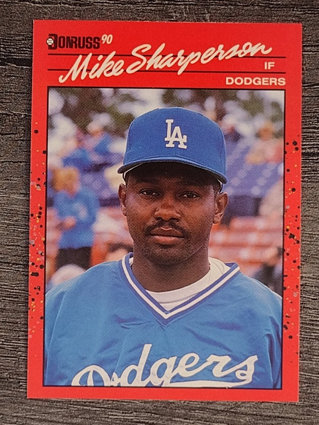 1990 Donruss #603 Mike Sharperson DP