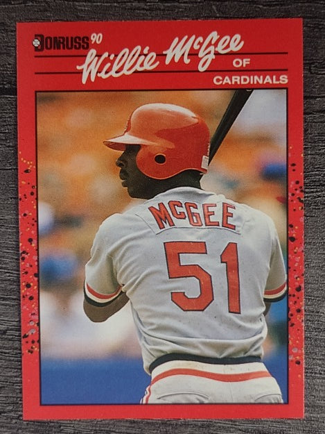 1990 Donruss #632 Willie McGee