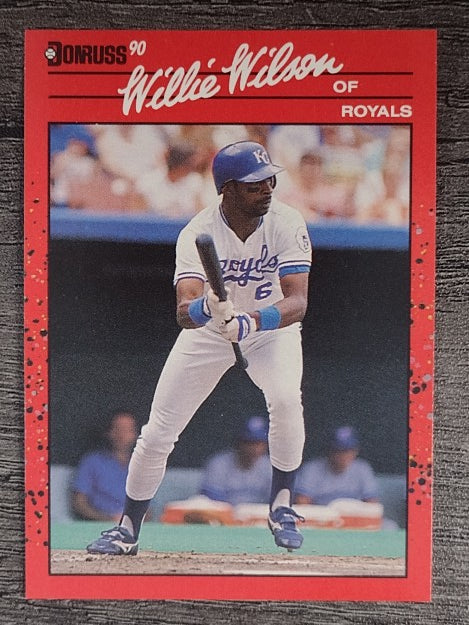 1990 Donruss #440 Willie Wilson