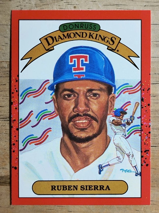 1990 Donruss #3B Ruben Sierra DK COR/with top black bar on back