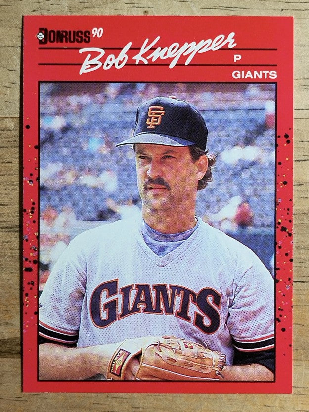 1990 Donruss #485 Bob Knepper