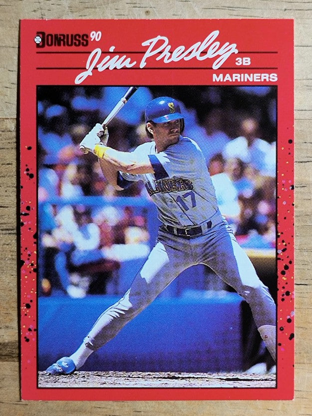 1990 Donruss #497 Jim Presley