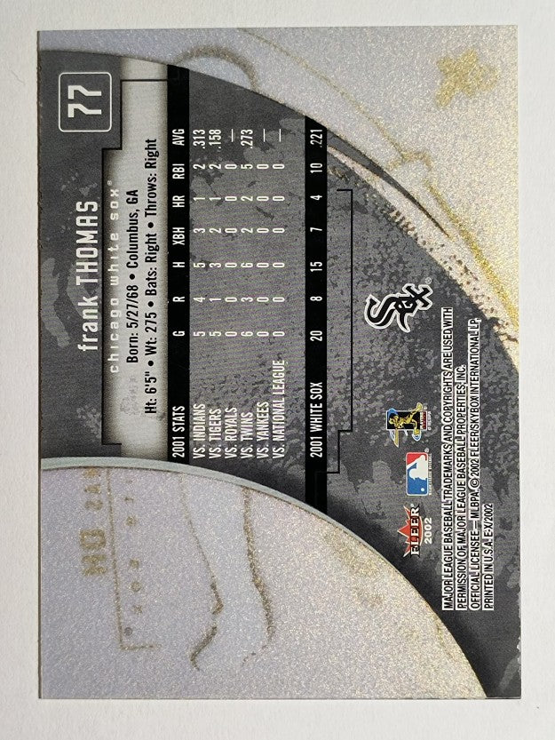2002 E-X #77 Frank Thomas