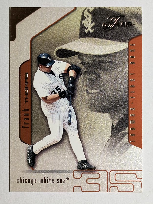 2002 Flair #80 Frank Thomas