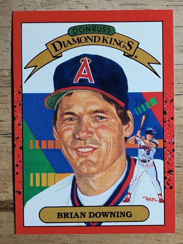1990 Donruss #10B Brian Downing DK COR/batting right-handed