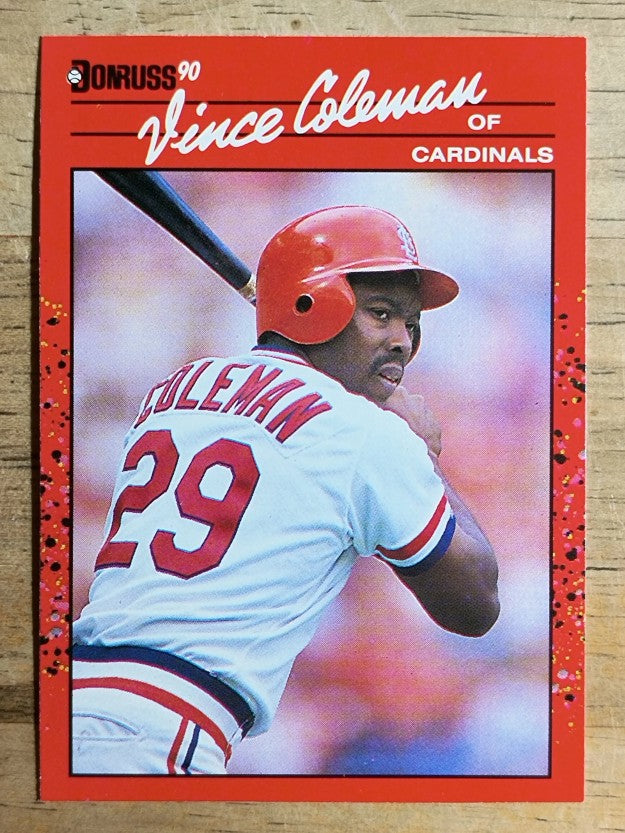 1990 Donruss #279 Vince Coleman