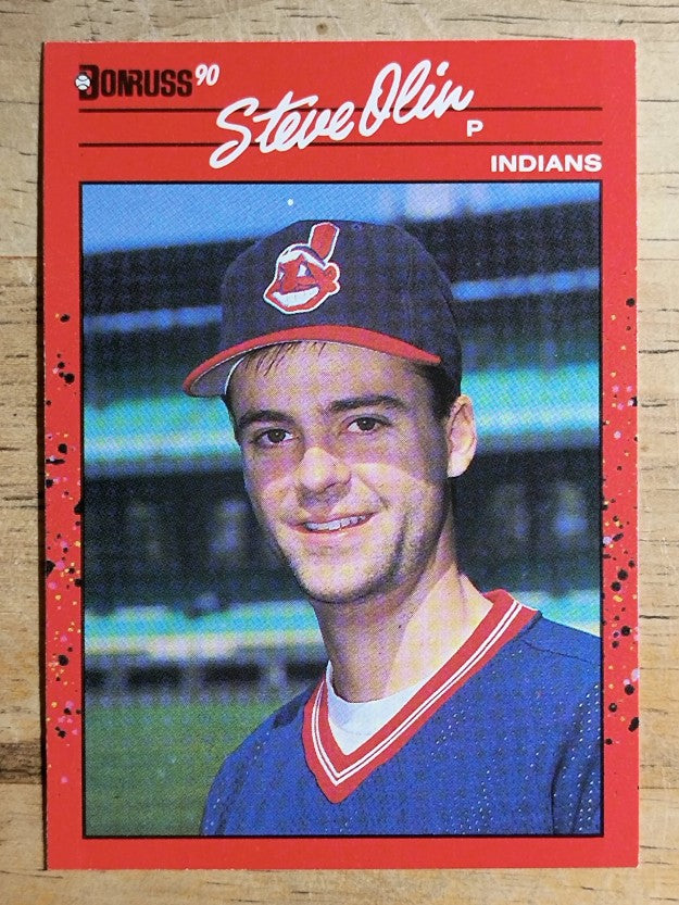 1990 Donruss #438 Steve Olin RC
