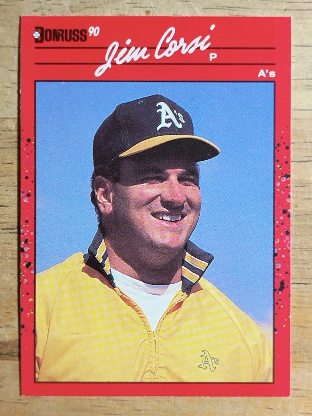 1990 Donruss #422 Jim Corsi
