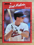 1990 Donruss #451 Bob Melvin