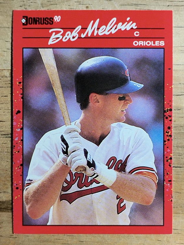 1990 Donruss #451 Bob Melvin