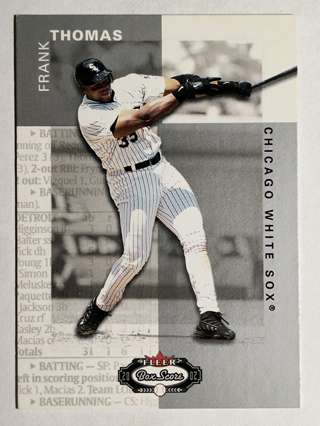 2002 Fleer Box Score #41 Frank Thomas