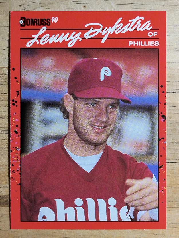 1990 Donruss #313 Len Dykstra