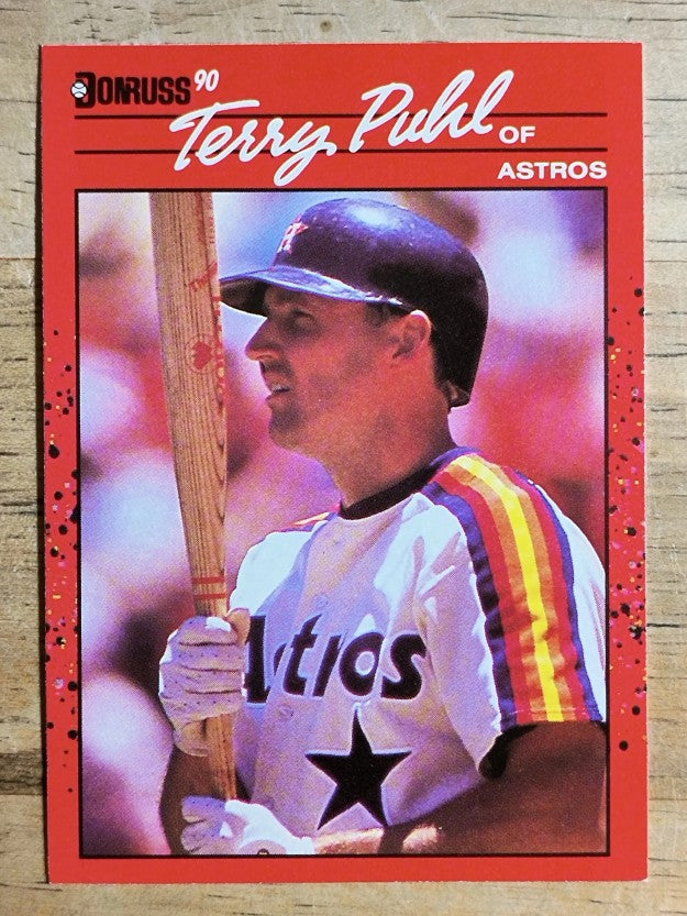 1990 Donruss #354 Terry Puhl