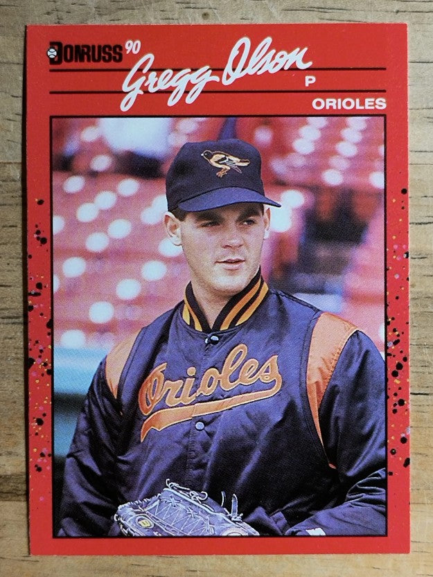 1990 Donruss #377 Gregg Olson
