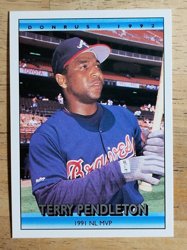 1992 Donruss Bonus Cards #BC2 Terry Pendleton MVP