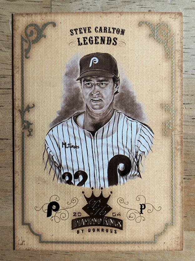 2004 Diamond Kings Sepia #172 Steve Carlton LGD
