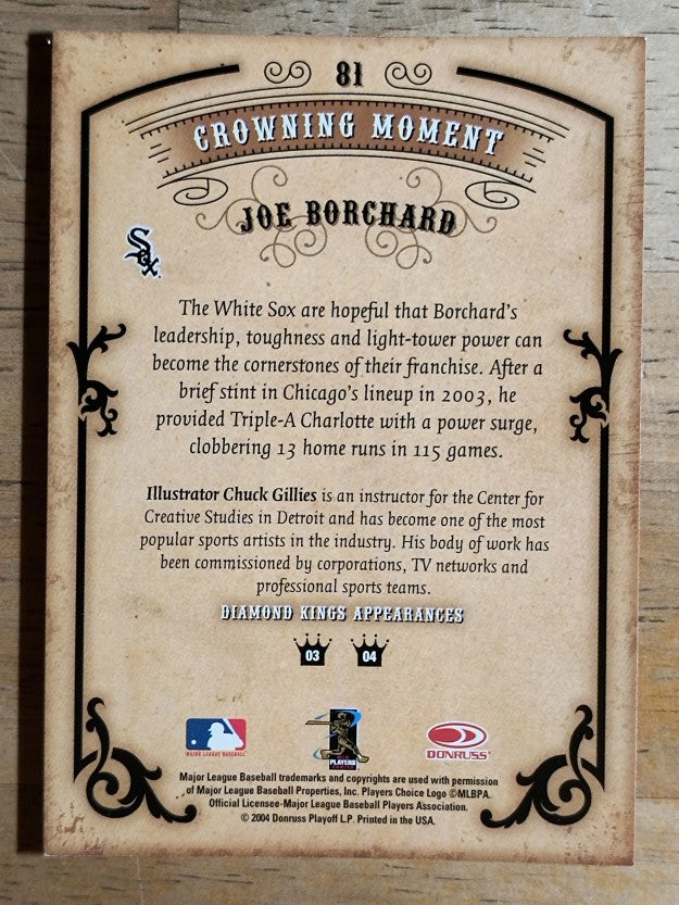 2004 Diamond Kings #81 Joe Borchard