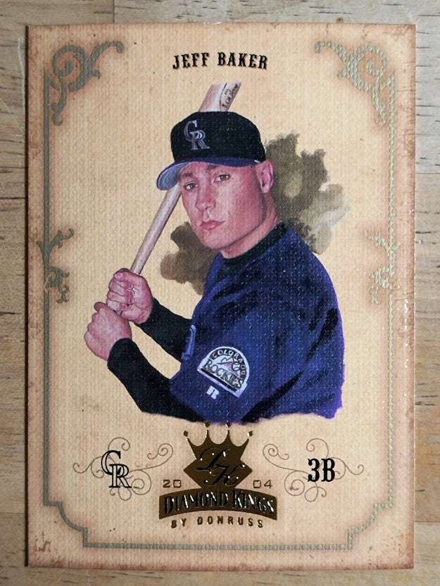 2004 Diamond Kings #87 Jeff Baker