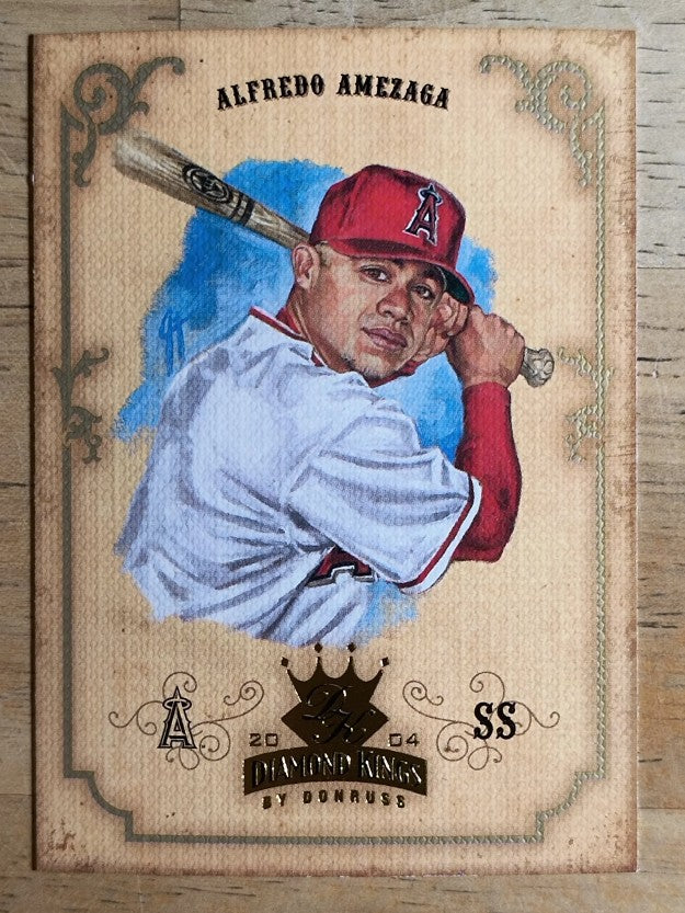 2004 Diamond Kings #136 Alfredo Amezaga