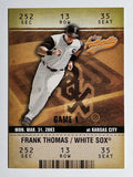 2003 Fleer Authentix #11 Frank Thomas
