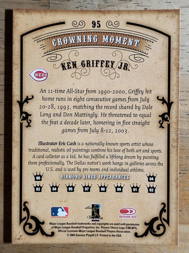 2004 Diamond Kings #95 Ken Griffey Jr.