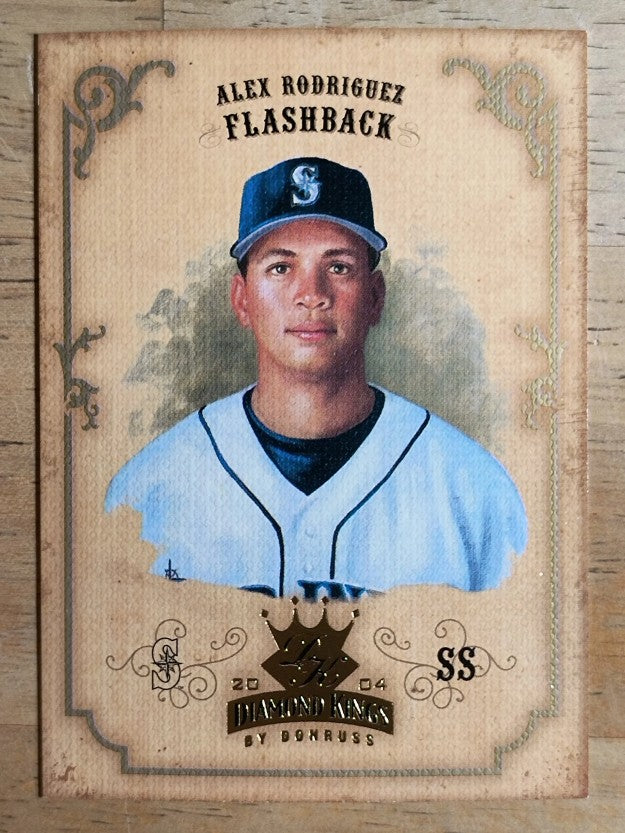 2004 Diamond Kings #154 Alex Rodriguez FB