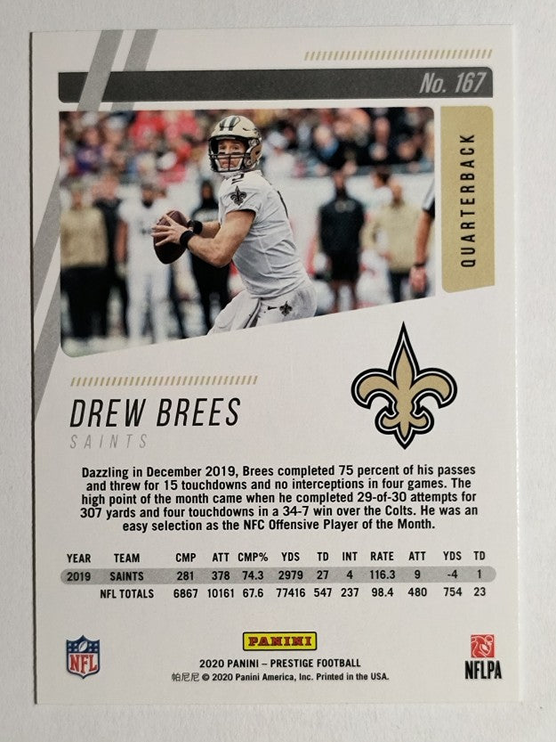 2020 Prestige #167 Drew Brees