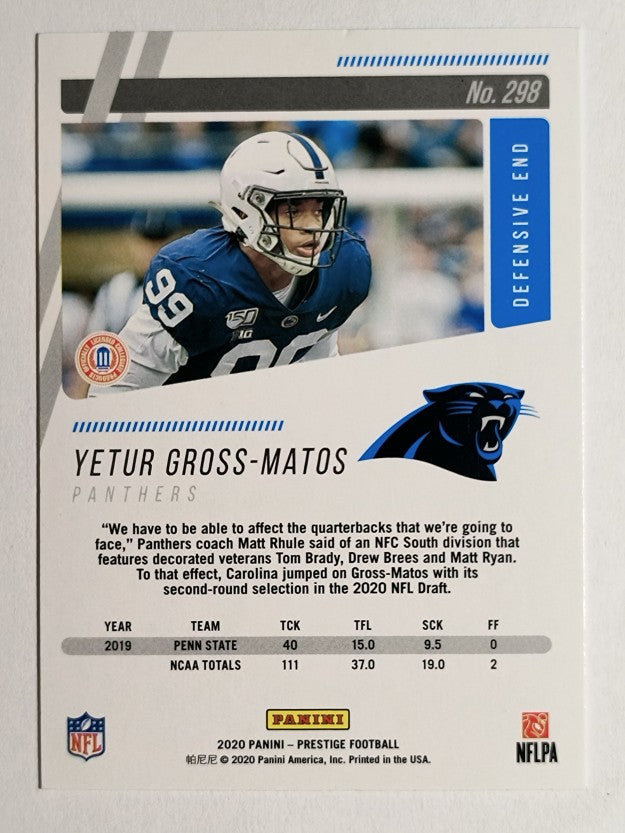 2020 Prestige #298 Yetur Gross-Matos RC