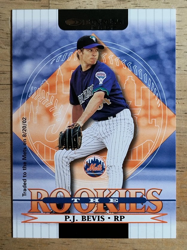 2002 Donruss Rookies #2 P.J. Bevis RC