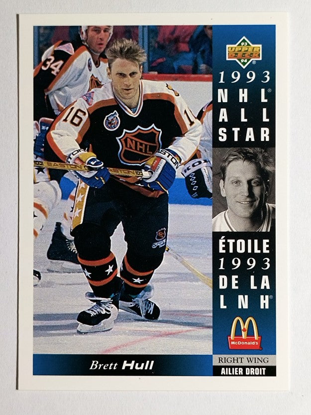 1993-94 McDonald's Upper Deck #7 Brett Hull