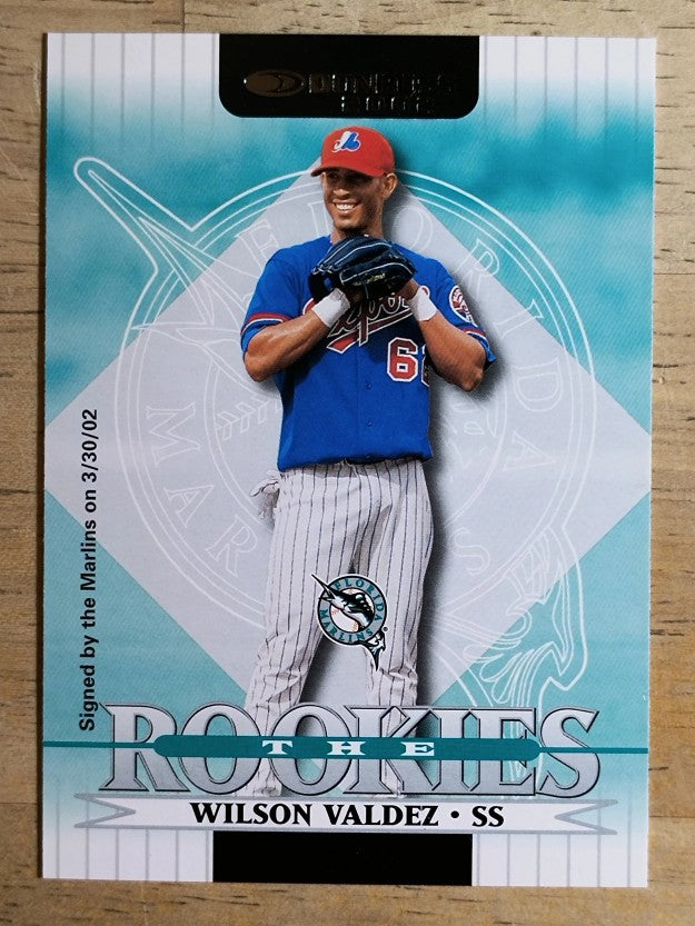 2002 Donruss Rookies #95 Wilson Valdez RC