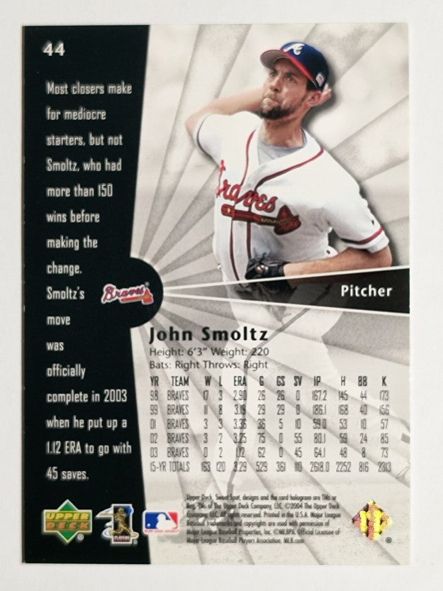 2004 Sweet Spot #44 John Smoltz