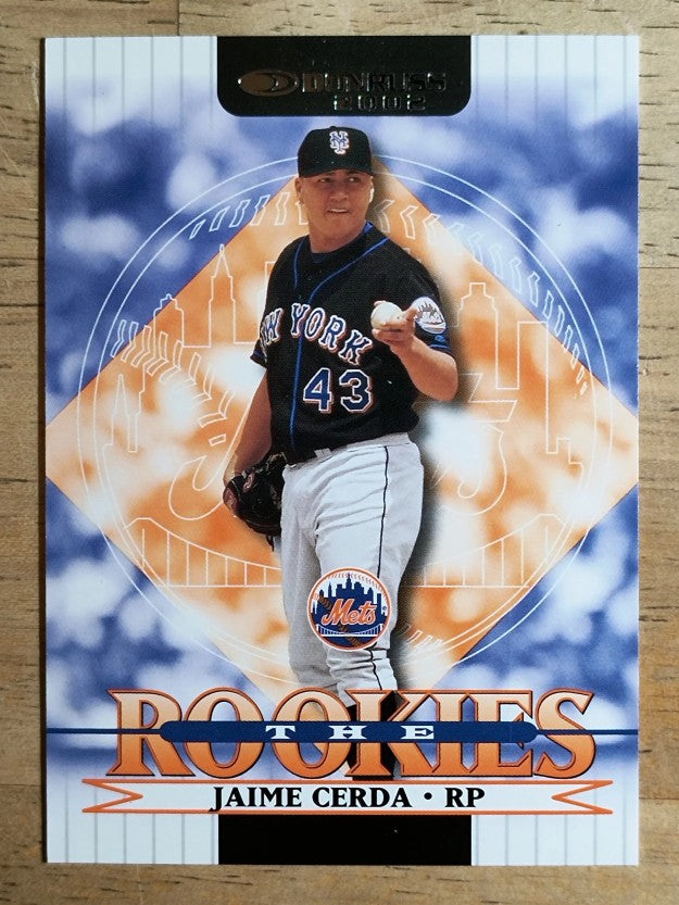 2002 Donruss Rookies #58 Jaime Cerda RC