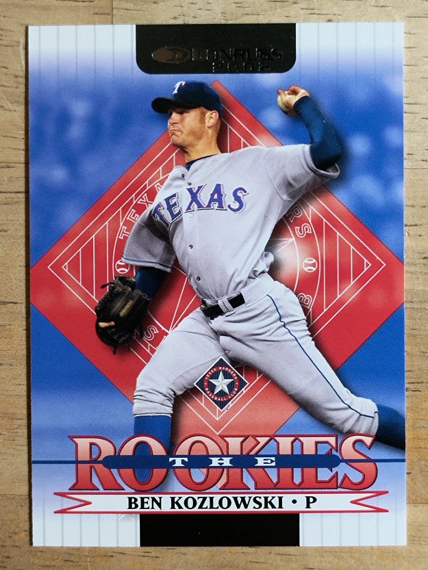 2002 Donruss Rookies #83 Ben Kozlowski RC