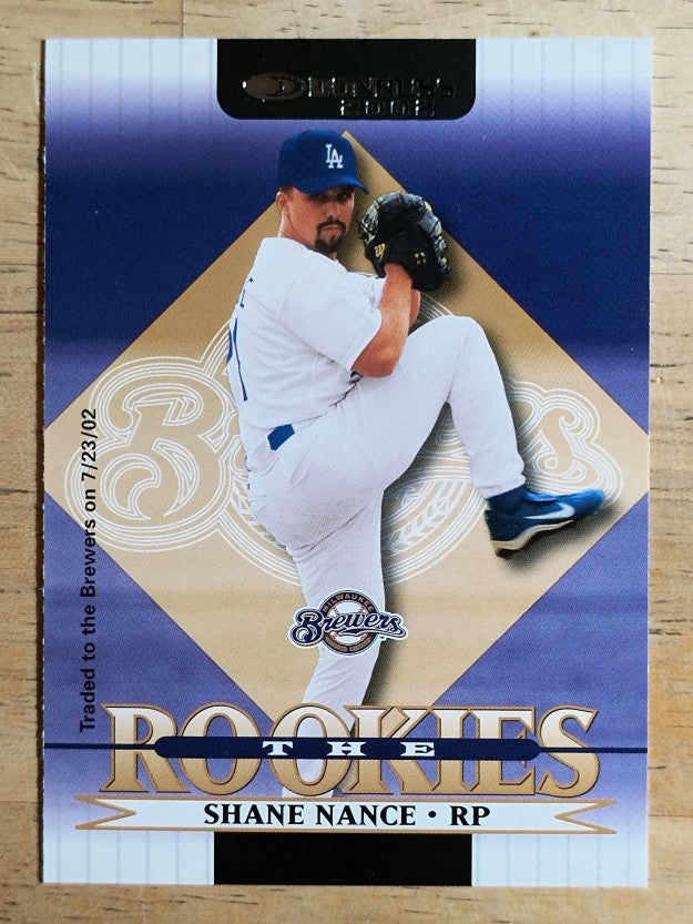 2002 Donruss Rookies #71 Shane Nance RC