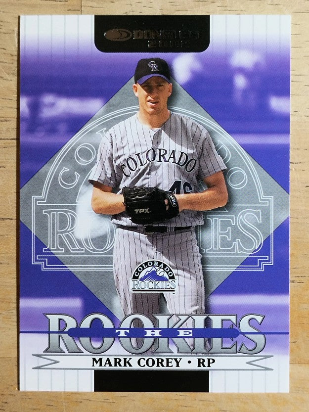 2002 Donruss Rookies #99 Mark Corey RC