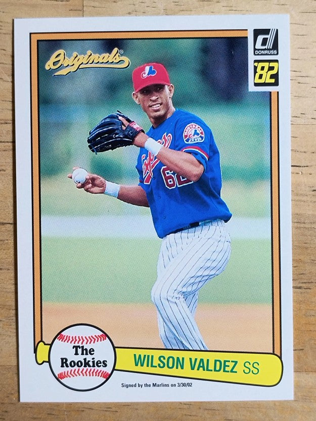 2002 Donruss Originals #402 Wilson Valdez 82 RC