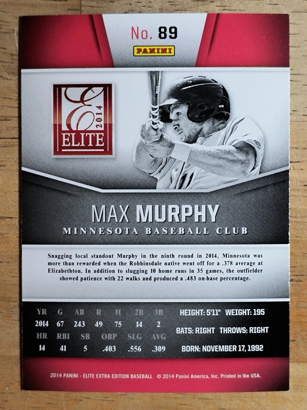 2014 Elite Extra Edition #89 Max Murphy