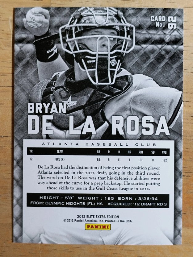 2012 Elite Extra Edition #92 Bryan De La Rosa