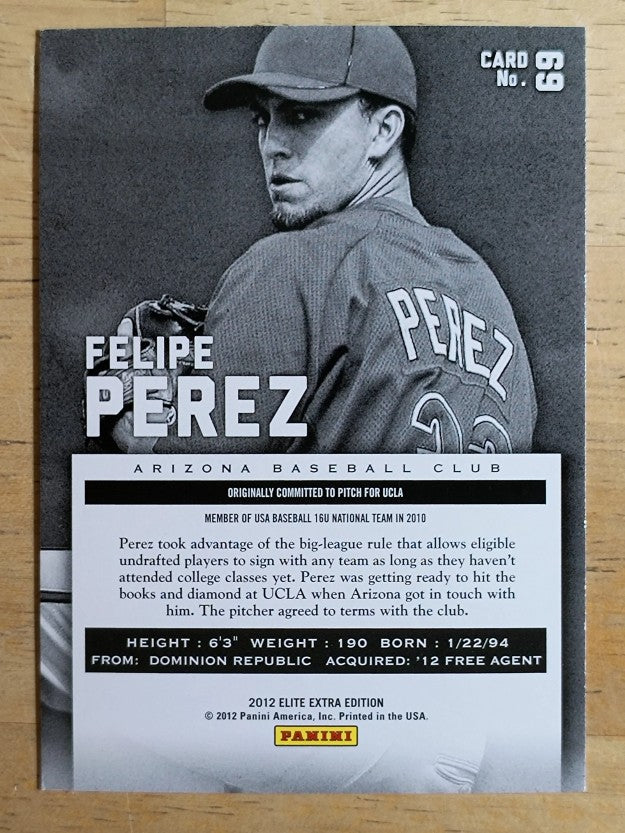 2012 Elite Extra Edition #69 Felipe Perez
