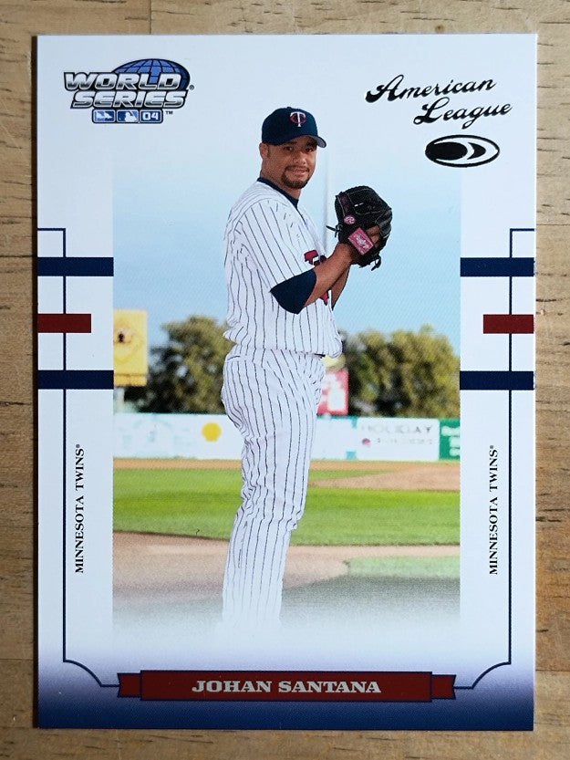 2004 Donruss World Series #105 Johan Santana