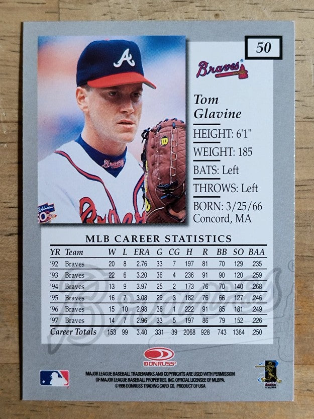 1998 Donruss Elite #50 Tom Glavine