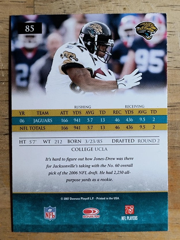 2007 Donruss Gridiron Gear #85 Maurice Jones-Drew