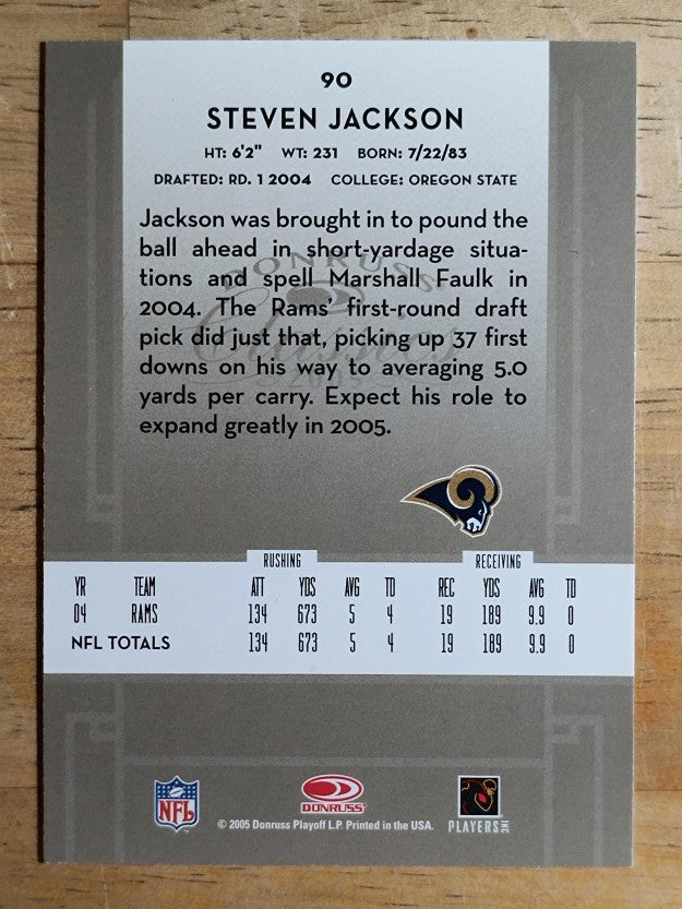 2005 Donruss Classics #90 Steven Jackson