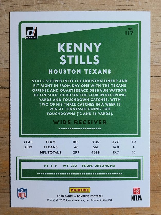 2020 Donruss #117 Kenny Stills