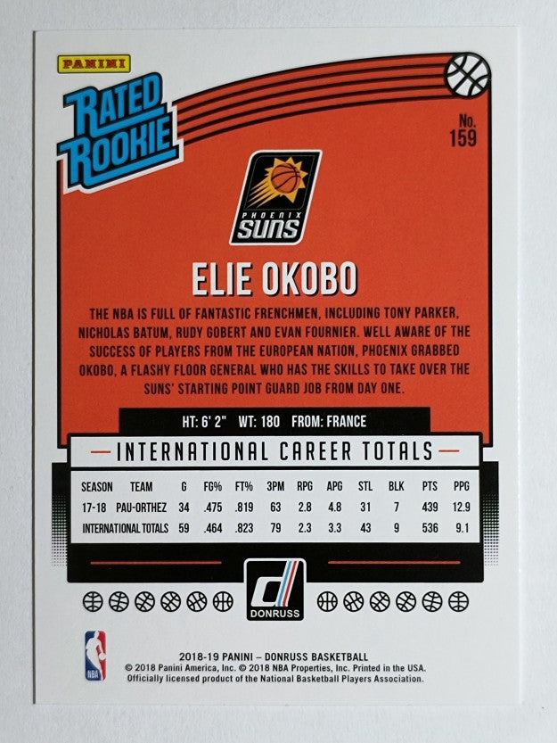 2018-19 Donruss #159 Elie Okobo RR RC