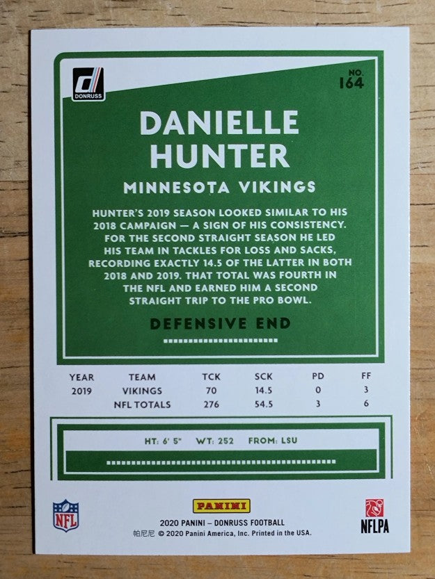 2020 Donruss #164 Danielle Hunter