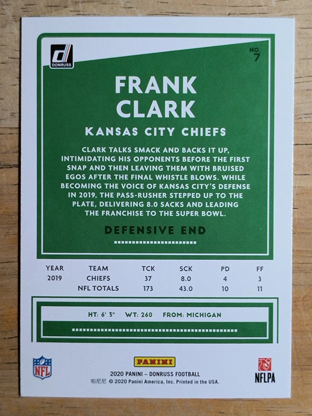 2020 Donruss #7 Frank Clark