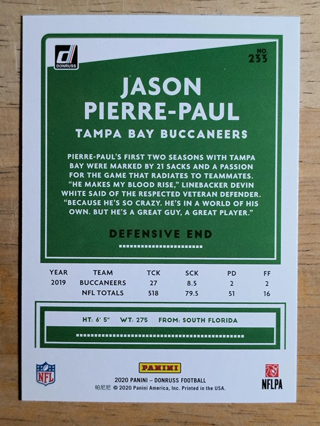 2020 Donruss #233 Jason Pierre-Paul