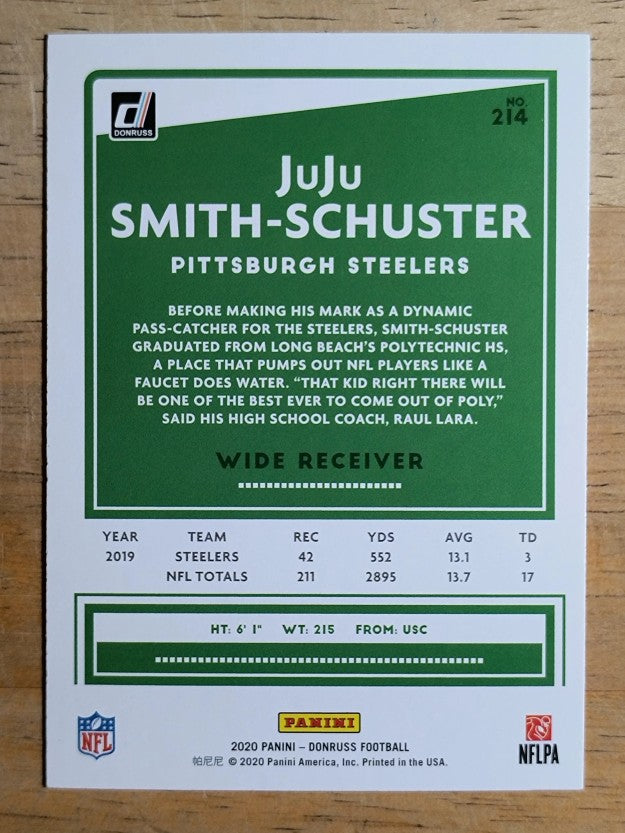 2020 Donruss #214A JuJu Smith-Schuster